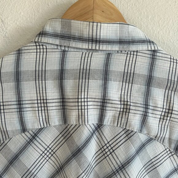 Roper Shirt Pearl Snap Embroidered Plaid Metallic Western Rodeo Cowboy - Picture 7 of 9